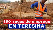 Feira em Teresina oferece mais de 190 vagas de emprego na construção civil