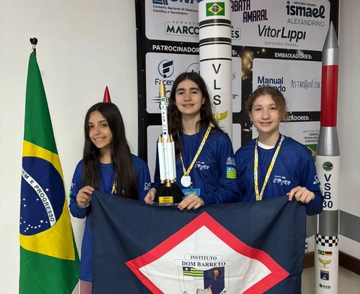 Alunas de Teresina vencem competição nacional de foguetes no Rio de Janeiro
