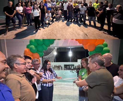 Inauguração de ginásio poliesportivo em São Gonçalo do Piauí