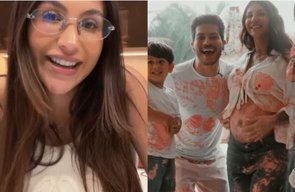 Jheny Santucci revela nome da filha com o ex Arthur Aguiar