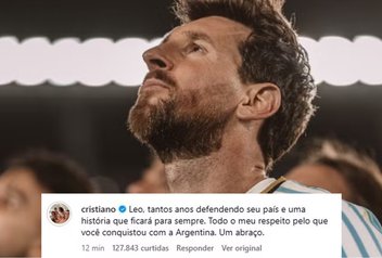 Messi agradece após despedida e recebe apoio de Cristiano Ronaldo: "Todo o meu respeito"