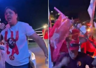 Mulher morre atropelada durante manifestação em apoio a Lula