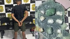 Suspeito arremessa pacotes de droga em terreno baldio, mas acaba preso no Piauí