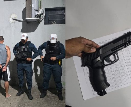 Suspeito de ameaçar clientes e funcionários de conveniência com arma de pressão é preso em Teresina