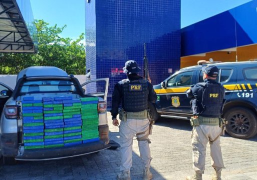 Cerca de 135 kg de cocaína escondidos em picape são apreendidos na BR-402, em Parnaíba
