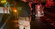 Criança de 3 anos e outras duas pessoas morrem em grave acidente causado por ultrapassagem proibida na BR-376