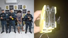 Homem é preso após agredir companheira, resistir à prisão e ameaçar policiais em Uruçuí
