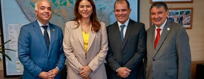 Janainna Marques trata em Brasília de investimentos para Luzilândia e obra do Dique do Ininga