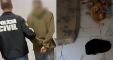 Pai é preso em GO após manter filhos trancados em quarto escuro