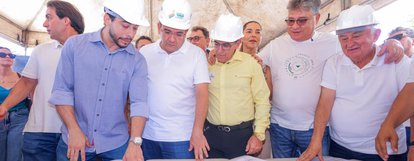 Rafael Fonteles visita obra do Governo do Estado para recuperação da Avenida João Siqueira e construção de praça em Brasileira