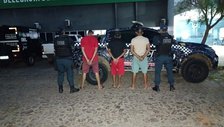 Trio é preso com drogas e armas dentro de oficina usada para o tráfico em Piripiri