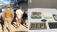 “Zeca Bola”, suspeito de tráfico de drogas, é preso após resistir à abordagem no Piauí