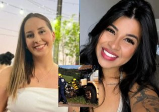 Duas jovens morrem após carro ficar preso embaixo de caminhão em acidente na BR-163