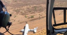 FAB intercepta avião clandestino vindo da Bolívia e o força a pousar em MS