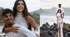 Gabriel Medina e Isabella Arantes se casam no litoral