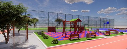 Governo do Estado investe R$ 1,6 milhão na construção de centro esportivo no Grande Dirceu