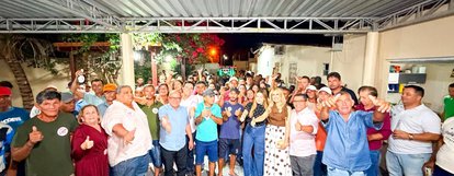 Hélio Isaías reforça diálogo com lideranças e participa do novenário de Nossa Senhora do Carmo