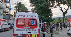 Menina de 6 anos fica em estado grave após naufrágio de lancha com 12 pessoas em Ubatuba