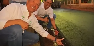 novo asfalto