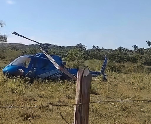 Secretaria de Segurança faz esclarecimento sobre pouso forçado de helicóptero