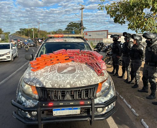 Acidente na zona Sudeste de Teresina termina com apreensão de 37 tabletes de droga