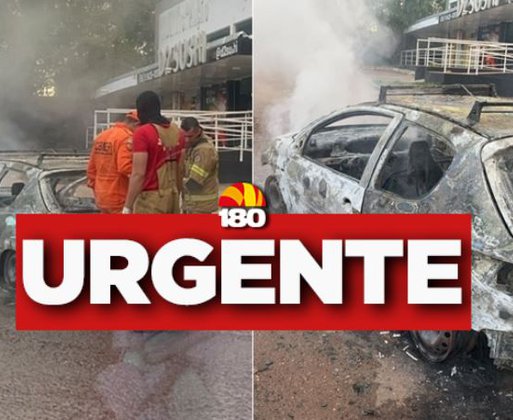 Carro é destruído por incêndio em avenida da zona Leste de Teresina; terceiro caso em 24 horas