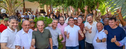 Dr. Vinicius Nascimento reencontra amigos em Wall Ferraz ao lado de Rafael Fonteles