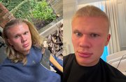 Erling Haaland troca os cabelos longos por visual mais curto e brinca nas redes