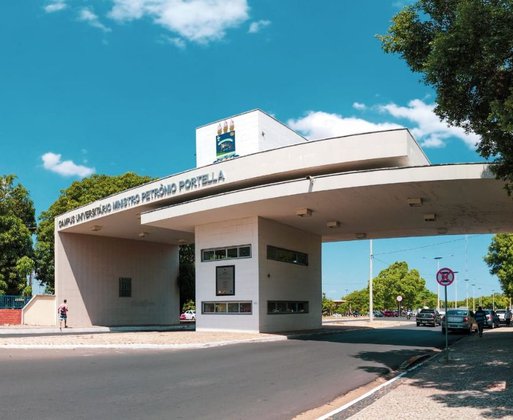 Fachada da UFPI, Universidade Federal do Piauí, sede, ilustração