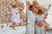 Grávida do 1º filho, Larissa Tomásia faz chá revelação