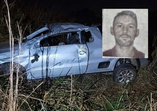 Homem de 40 anos morre após capotar carro em rodovia de Mato Grosso