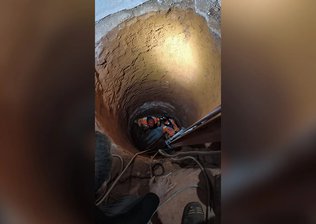 Mulher vai ao banheiro de madrugada e cai em buraco de 8 metros