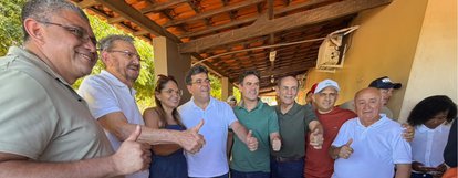 Severo Eulálio cumpre agenda com governador Rafael Fonteles em Patos do Piauí