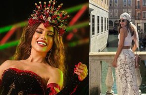 Anitta curte dias de descanso em Veneza com a mãe