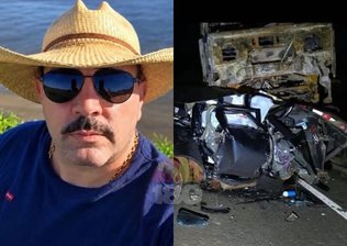 Empresário Valter da Fera morre após grave acidente entre caminhonete e carreta em Goiás