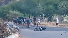Entregador morre após motocicleta colidir com carro no Piauí