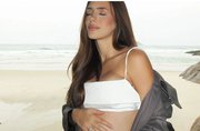 Grávida de Mariah, Bruna Biancardi compartilha ensaio especial à beira-mar