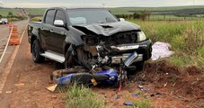 Motociclista que seguia para o trabalho morre em acidente com camionete