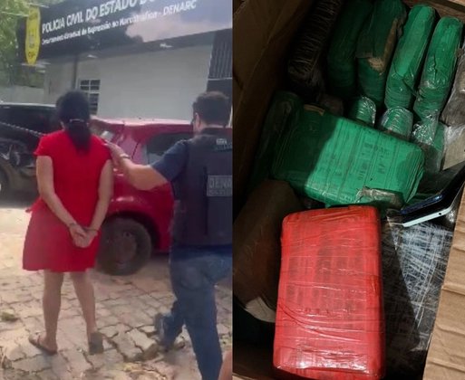 Mulher é presa em estúdio de beleza usado como depósito de drogas em Teresina