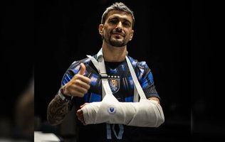 Seleção uruguaia presta apoio a Arrascaeta após fratura no braço esquerdo