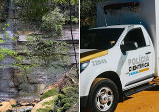 Suspeito de invadir casa morre após cair de paredão de 15 metros em Ponta Grossa